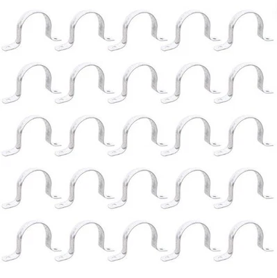 Paquete de 25 correas de acero galvanizado OZ-Gedney THR-250S 2-1/2" 2 orificios Foto 1 de 4