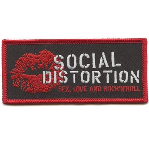 Social Distortion Sex Patch Love Rock N' Roll Embroidered Iron On - Picture 1 of 1