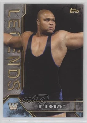 2017 Topps Legends of the WWE Silver /99 D'Lo Brown #23 - Image 1 of 2