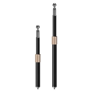 Adjustable Ball Head Extension Rod 17.4mm Threaded Mount For Tripod Photography - Picture 1 of 10