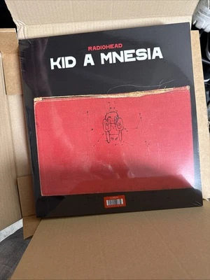 RADIOHEAD - KID A MNESIA 3x Triple CREAM Coloured Vinyl + SCARRY Book Box Set - Image 1 of 4