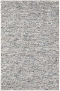 3x5 Dalyn Blue Faded Lines Shaded Washed Solid Door Mat AC1 - Aprx 3' 6" x 5' 6" - Picture 1 of 2