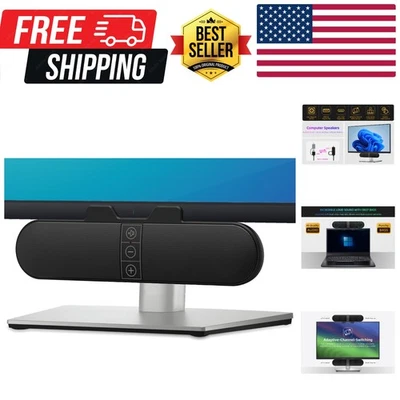 Altavoces de computadora para monitor de PC de escritorio, enchufe USB, cableado, sonido de computadora... Foto 1 de 4