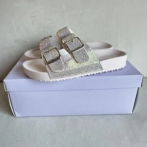 Madden Girl Teddy Women's Slip-On Sandals Teddy Slide Sandal Size 7 NWB - Picture 1 of 6