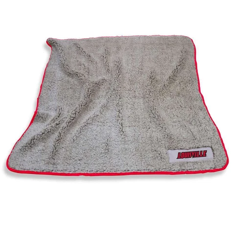 Louisville Cardinals Frosty Fleece Blanket Cover