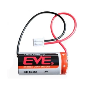 CR123A 3.0V 1500mAh Non-rechargeable Li-ion Battery with 2.54 White Plug New - Picture 1 of 2