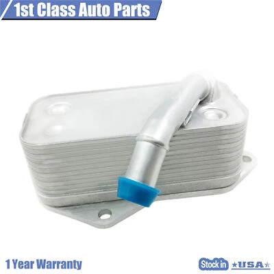Engine Oil Cooler For 2006-2015 BMW 320i 328i 525i 528i 535i X5 X6 11427525333 - Image 1 of 4