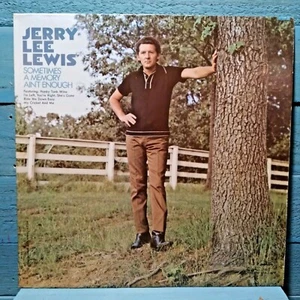 JERRY LEE LEWIS SOMETIMES A  MEMORY AIN'T ENOUGH LP RECORD ALBUM FREE SHIPPING!! - Picture 1 of 5