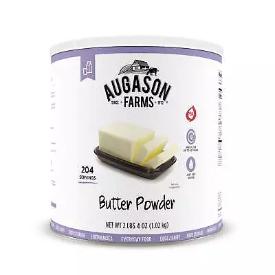 Augason Farms Butter Powder 2 lbs 4 oz No. 10 Can