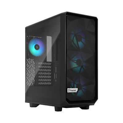 Fractal Design Meshify 2 Compact Lite RGB Mid Tower- Black Light Tint RRP £137 - Image 1 of 4