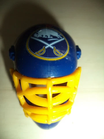 Buffalo Sabres Hockey Goalie Mini Helmet Mask Franklin NHL 1.5" Cover