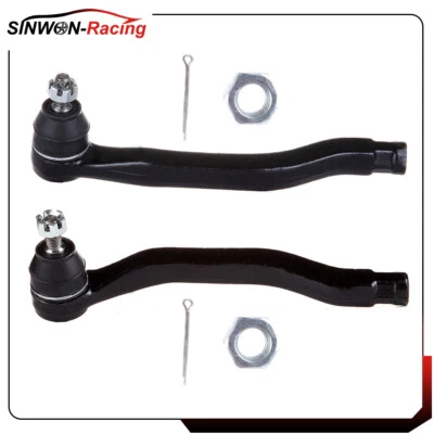 2 Pieces Suspension Left Right Outer Tie Rod End Fit for 1990-1993 Honda Accord - Image 1 of 4