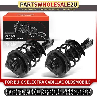 2pcs Front Complete Strut & Coil Spring Assy for Buick Electra Cadillac DeVille - Image 1 of 4