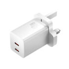 Baseus Gan5 40w Charger Usb C Fast Charging Adapter 2 Ports For Iphone Samsung