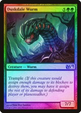 Duskdale Wurm FOIL Magic 2013 / M13 NM Green Uncommon MAGIC MTG CARD ABUGames