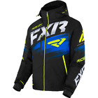 NEW FXR Men's Boost FX 2-IN-1 Snowmobile Jacket 23 Black/Blue/Hi-Vis Size L