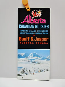Vintage - Alberta CANADIAN ROCKIES Ski Booklet - Banff & Jasper ALBERT, CANADA - Picture 1 of 7