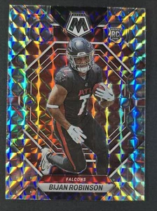 Bijan Robinson, 2023 Mosaic, Rookie, Silver Prizm, #284, Atlanta Falcons - Bild 1 von 6