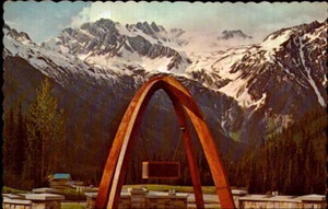 Rogers Pass Memorial Postcard. USA Vintage Old - Picture 1 of 2