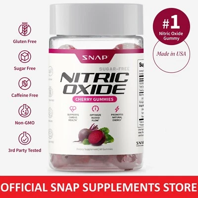 Sugar Free Nitric Oxide Beet Root Gummy Cherry - Heart Health, Blood Circulation - Image 1 of 4
