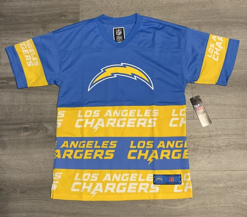 Brand New LA Los Angeles Charger NFL Team Apparel Jersey Football Conference Cover