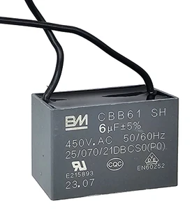 6uF 450V CBB61 BM motor fan start running capacitor UK seller–ref:bv966 - Picture 1 of 3