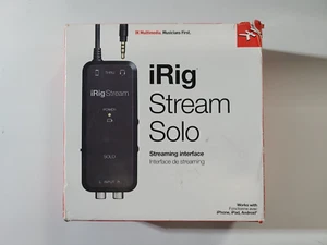 IK Multimedia iRig Stream Solo (IK000162) Streaming Interface, Black - Picture 1 of 7