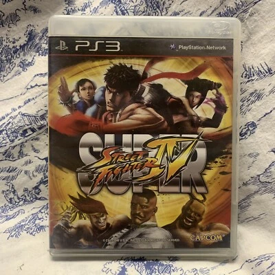 Super Street Fighter IV 4 PS3 (Sony PlayStation 3, 2010) Complete CIB - Image 1 of 4