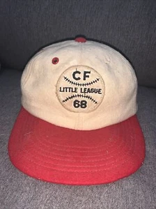 Cappello da baseball vintage Little League 1968 CF  - Foto 1 di 5