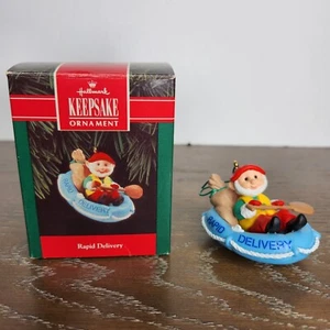 Vintage 1992 Hallmark Keepsake RAPID DELIVERY Christmas Ornament In Box - Picture 1 of 11