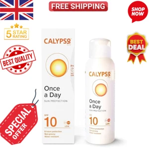 Loción de protección solar una vez al día Calypso con FPS 10 - Imagen 1 de 9