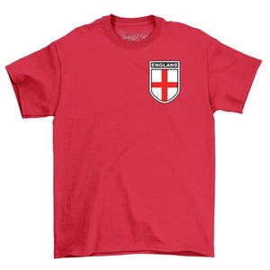 England Football Badge T-Shirt, Men's Women's & Kids Euro 2024 England Foot Ball - Picture 1 of 13