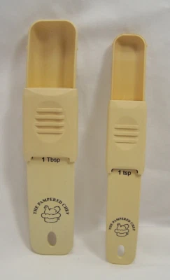 Two Pampered Chef Adjustable Measuring Spoons - Image 1 of 4