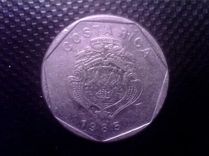 COSTA RICA 5 COLONES 1985 JUL03F - Picture 1 of 2