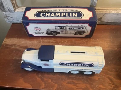 Raro Ertl 1930 Diamond T Champlin Gasolina Tanque Tanque-Feito 1992-Novo - Imagem 1 de 4