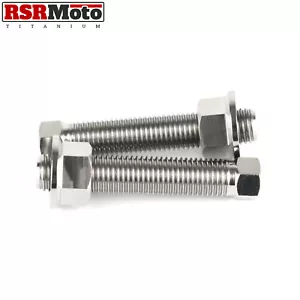 KTM SXF SXS EXC MXC RC8 Duke Titanio Bulloni Regolatore Catena M10x50 - Foto 1 di 3