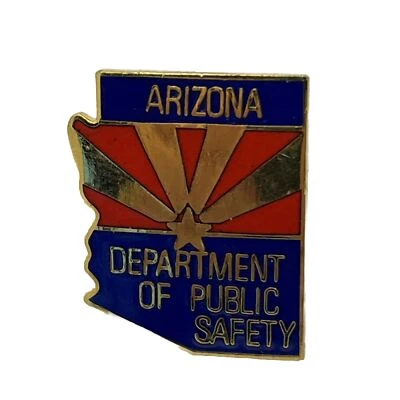 Arizona Department Of Public Safety Police Law Enforcement Enamel Lapel Hat Pin - Image 1 of 4