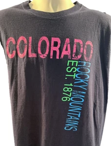 Herren T-Shirt Colorado Rocky Mountains Est 1876 Größe 2XL - Bild 1 von 3