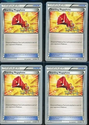 Pokemon Startling Megaphon x 4 Flashfire 97/106 2014 WC Trent Orndorff Deck NM/M - Image 1 of 2