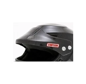 SIMPSON Lightweight peak for DEVIL RAY helmet carbon WORLDWIDE - Picture 1 of 1