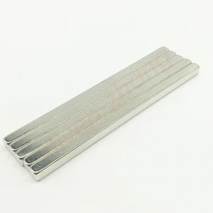 2-50pcs 100mm x 5mm x 5mm Bar Block Rare Earth Neodymium Mangets N50 - Picture 1 of 3