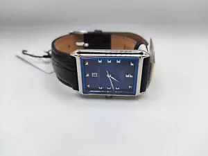 Citizen Quarz Analog Schwarz Lederarmband Blau Zifferblatt Uhr BH-1250-02LT - Bild 1 von 4