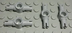 LEGO Technic connector 1x plug pin hole 2x pin new gray 4 pieces - Picture 1 of 1