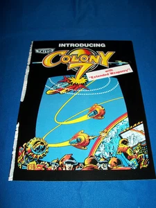 COLONY 7 Video Arcade Game TAITO Sales Flyer LARGE Magazine Insert Brochure - Picture 1 of 4