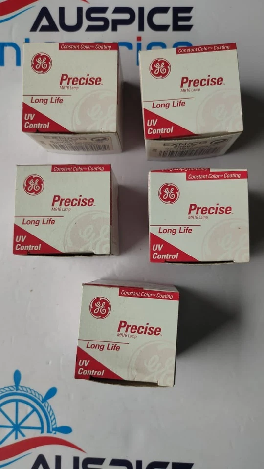 GE PRECISE 20867 MR16 LAMP BULB Q50MR16C/CG40 12V 50W  LOT OF 5 - Image 1 of 4
