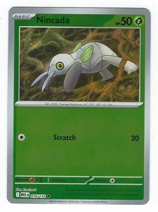 #016/132 Nincada Reverse Holo | ME01: Mega Evolution Near Mint or Better - Picture 1 of 2