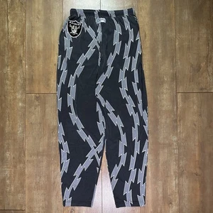 Vintage Zubaz Raiders AOP Pants Size M Made In USA 90s - Picture 1 of 5