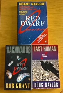 Red Dwarf Complete Book Set Infinity Better Life Backwards Last Human Penguin - Picture 1 of 1