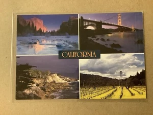 Four (4) View Of California Postcard - Picture 1 of 3