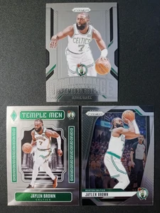 (3) 2024-25 Panini Prizm Dominance/Temple Men/Base Jaylen Brown # 6, 20, 139 - Picture 1 of 2
